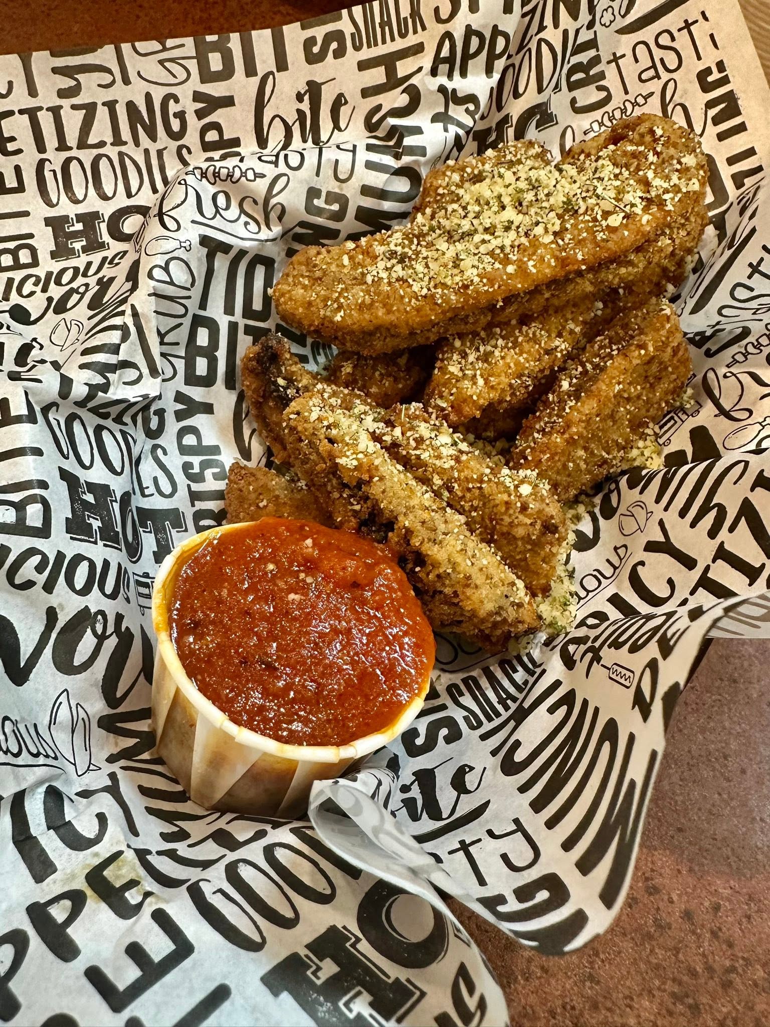 Breadsticks from The Mediterranean Restaurant and Cafe