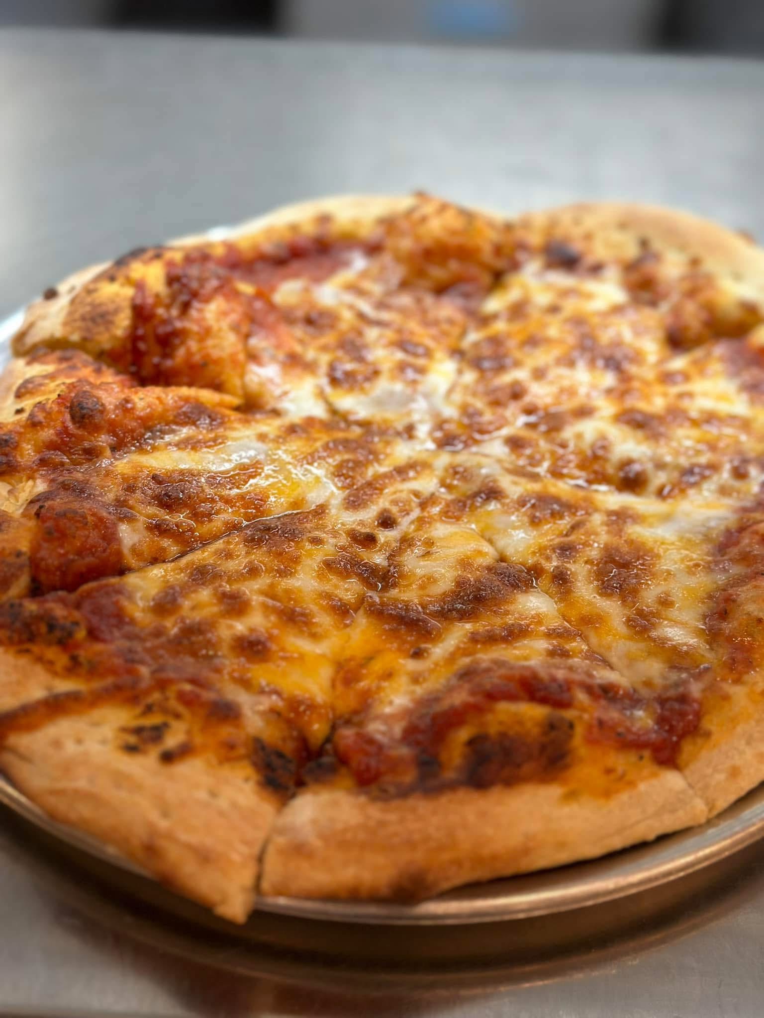 Pizza from The Mediterranean Restaurant and Cafe
