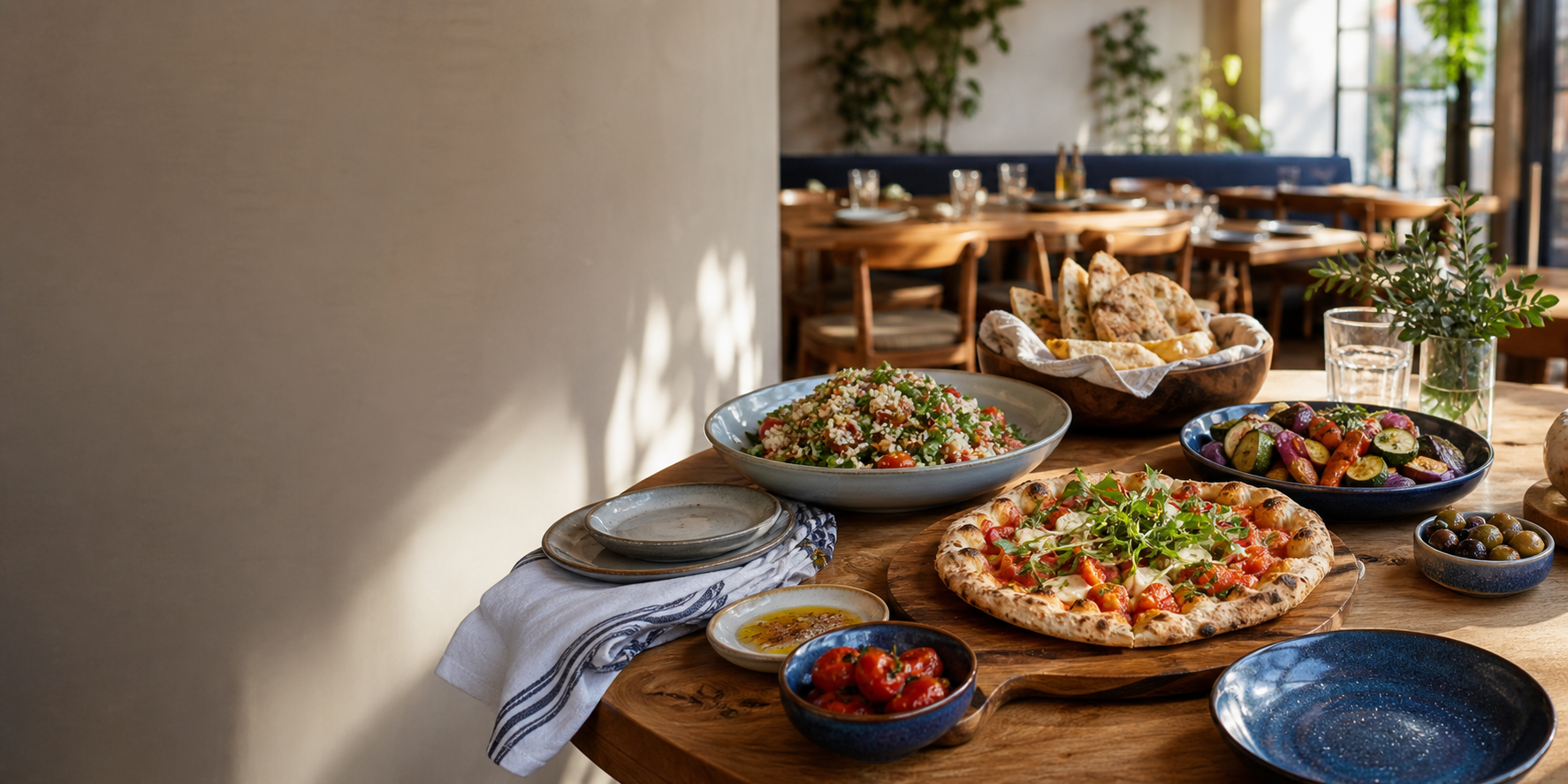 Pizza from Olive & Hearth Restaurant Concept